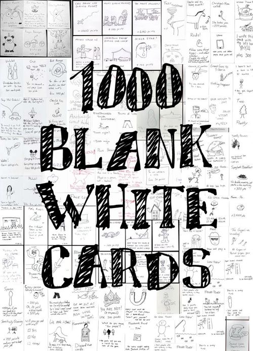 1000 Blank White Cards thumbnail