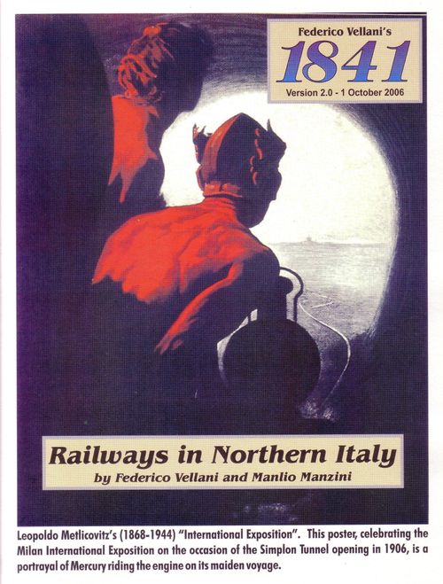 1841: Railways in Northern Italy thumbnail