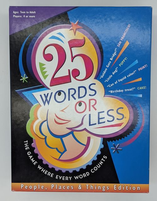 25 Words or Less: People, Places and Things Edition thumbnail