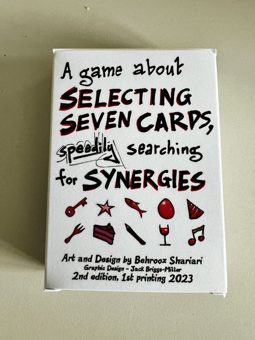 A game about selecting seven cards, speedily searching for synergies. thumbnail