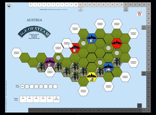 Age of Steam Expansion: Austria & India thumbnail