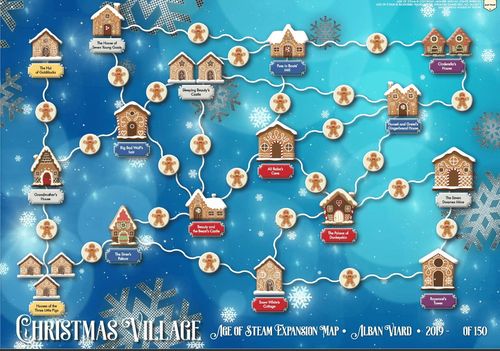 Age of Steam Expansion: Christmas Village / Mexico thumbnail