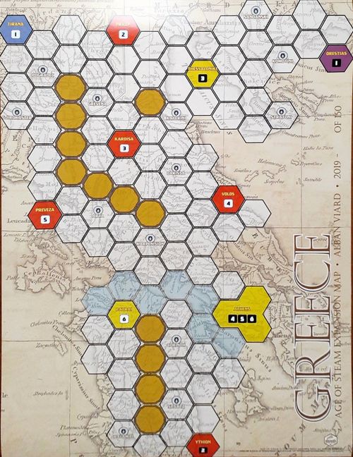 Age of Steam Expansion: Greece and Cyclades thumbnail