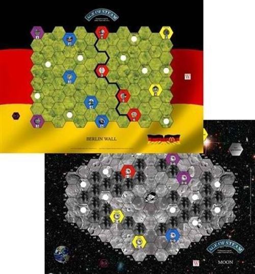Age of Steam Expansion: Moon and Berlin Wall thumbnail