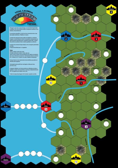 Age of Steam Expansion: Portugal thumbnail