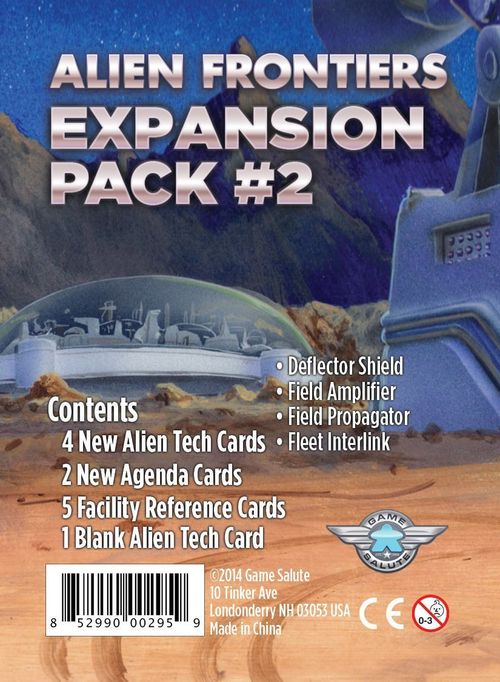 Alien Frontiers: Expansion Pack #2 thumbnail