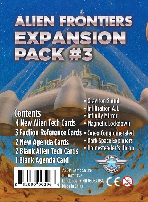 Alien Frontiers: Expansion Pack #3 thumbnail