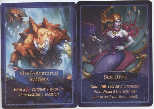Aquatica: Sea Diva & Shell-Armored Raiders Promo Cards thumbnail