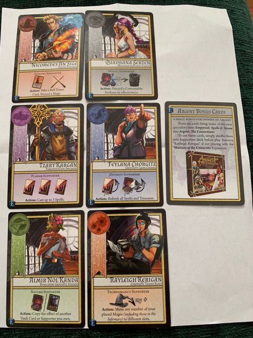 Argent: The Consortium – Supporter Cards thumbnail