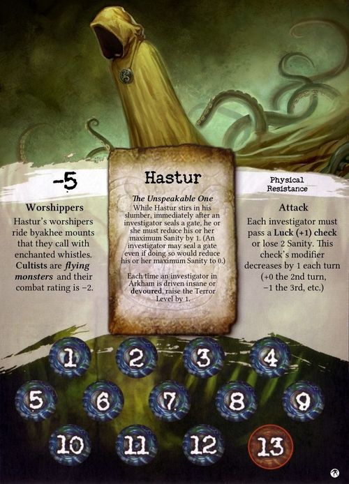 Arkham Horror: Hastur Promo Card thumbnail
