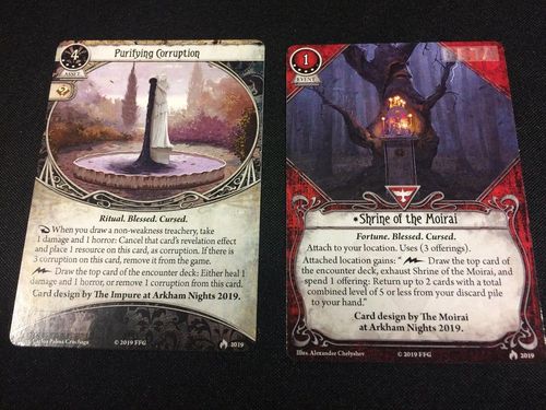 Arkham Horror: The Card Game – Beta Cards from Arkham Night 2019 thumbnail