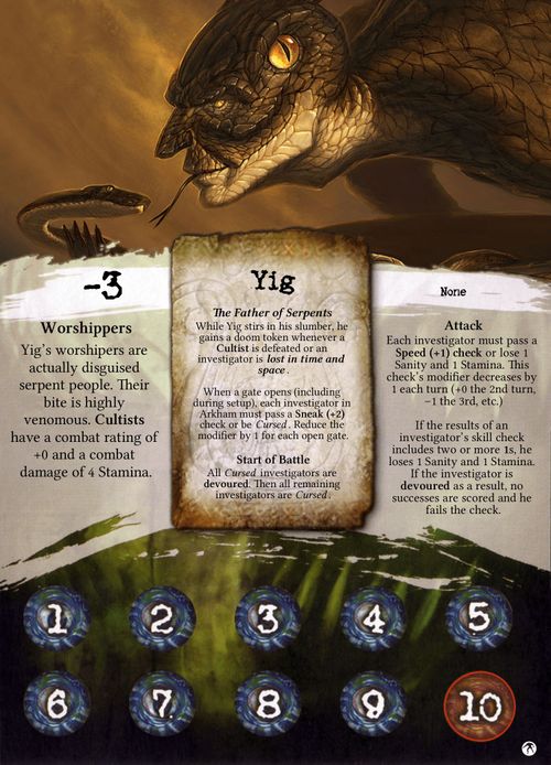 Arkham Horror: Yig Promo Card thumbnail