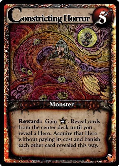 Ascension: Chronicle of the Godslayer – Constricting Horror Promo Card thumbnail