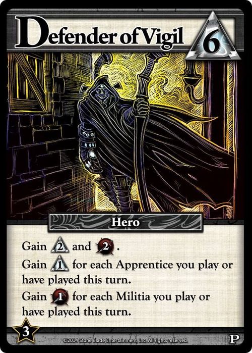 Ascension: Chronicle of the Godslayer – Defender of Vigil Promo Card thumbnail