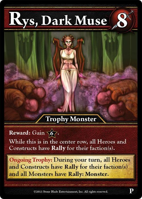 Ascension: Dawn of Champions – Rys, Dark Muse Promo Card thumbnail