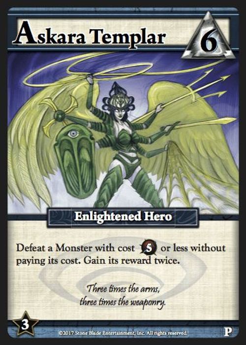Ascension: Delirium – Askara Templar Promo Card thumbnail