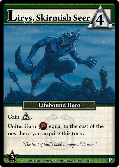 Ascension: Gift of the Elements – Lirys, Skirmish Seer Promo Card thumbnail