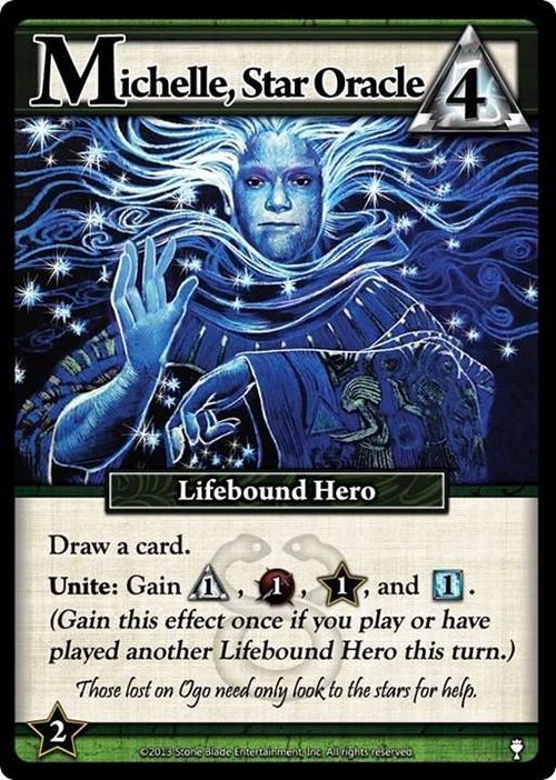 Ascension: Michelle, Star Oracle Promo Card thumbnail