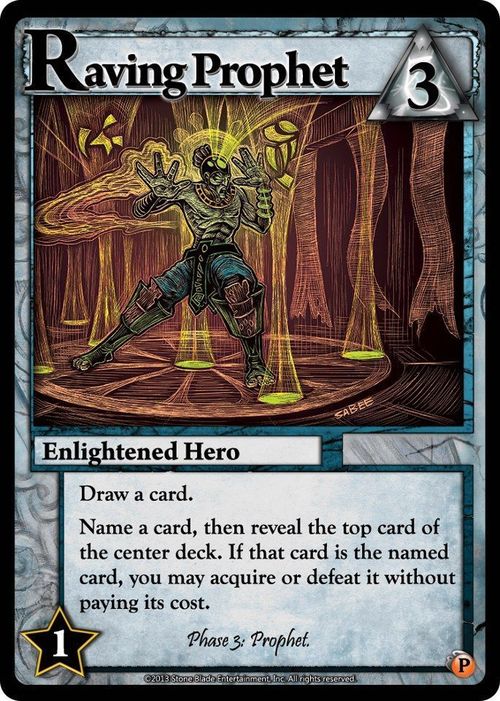 Ascension: Rise of Vigil – Raving Prophet Promo Card thumbnail