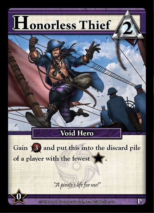 Ascension: Skulls and Sails – Honorless Thief Promo Card thumbnail