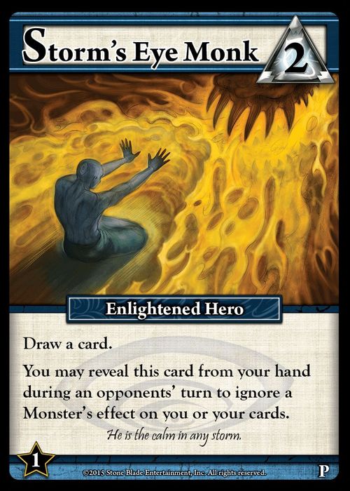 Ascension: Storm's Eye Monk Promo Card thumbnail
