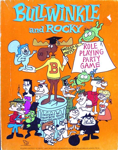 Bullwinkle and Rocky Role Playing Party Game thumbnail
