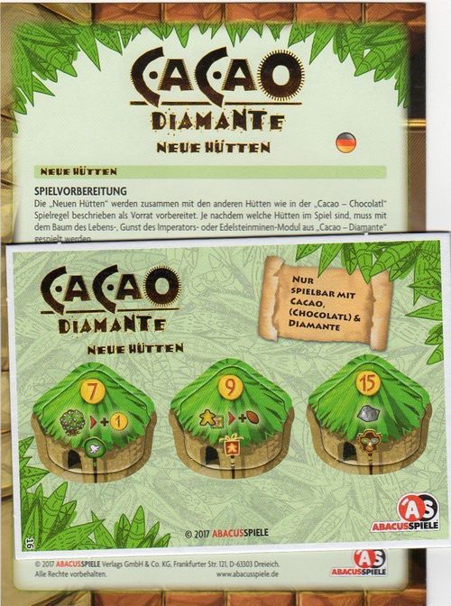 Cacao: Diamante – New Huts thumbnail