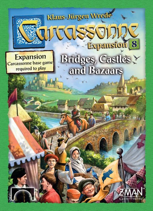 Carcassonne: Expansion 8 – Bridges, Castles and Bazaars thumbnail