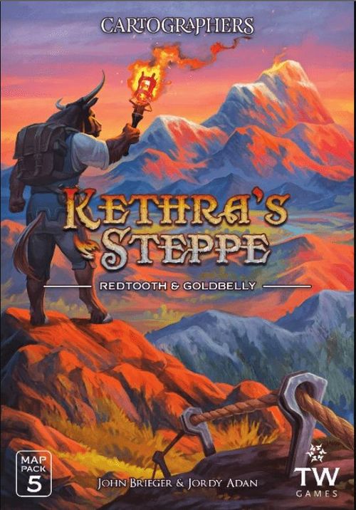 Cartographers: Map Pack 5 – Kethra's Steppe: Redtooth & Goldbelly thumbnail