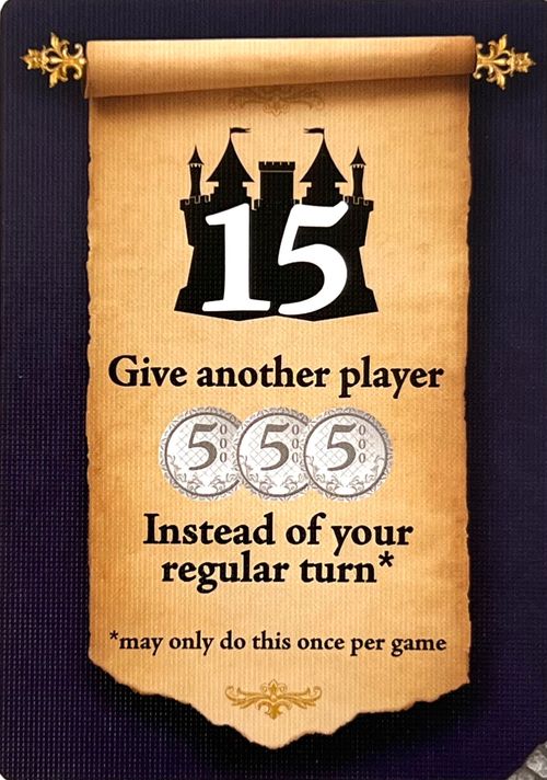 Castles of Mad King Ludwig: Game Boy Geek 2025 Royal Decree Promo Card thumbnail