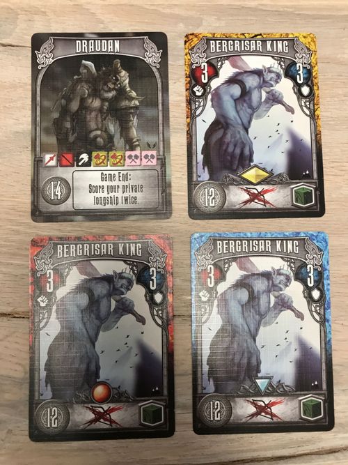 Champions of Midgard: Draudan and Bergrisar King Promo Cards thumbnail