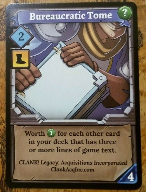 Clank! Legacy: Bureaucratic Tome Promo Card thumbnail