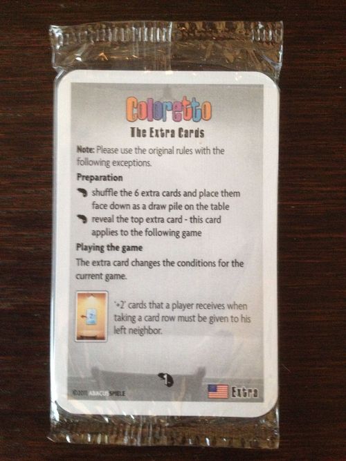 Coloretto: The Extra Cards thumbnail