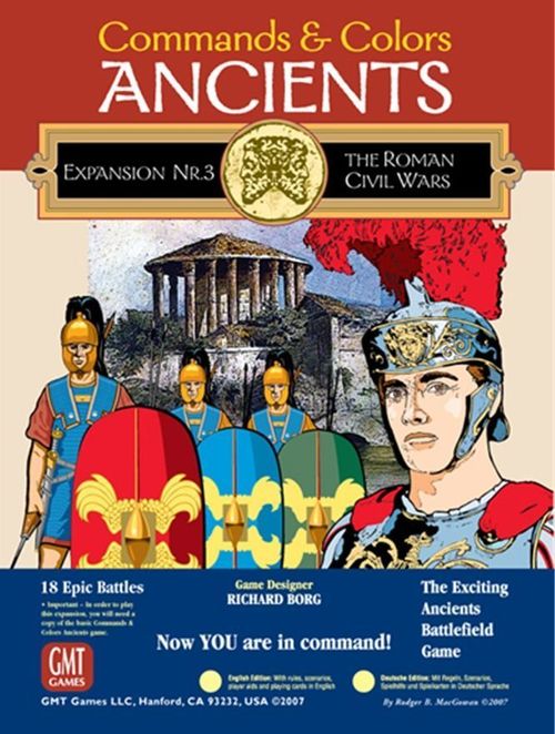 Commands & Colors: Ancients Expansion Pack #3 – The Roman Civil Wars thumbnail