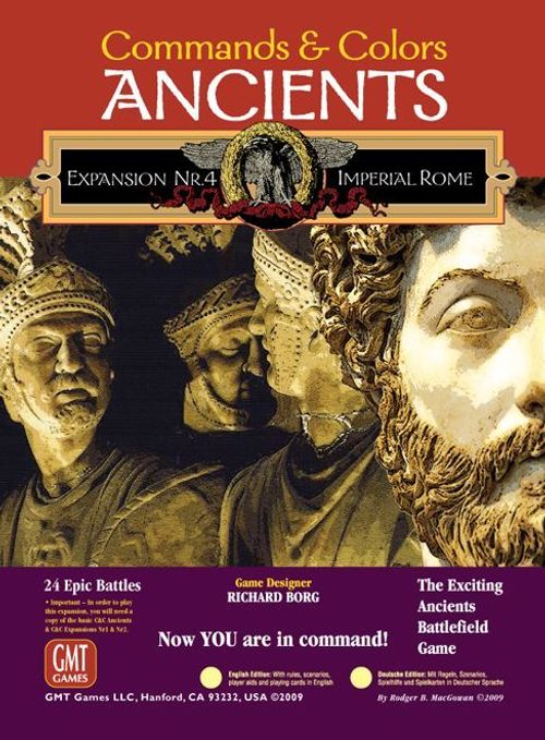 Commands & Colors: Ancients Expansion Pack #4 – Imperial Rome thumbnail