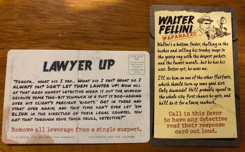 Detective: City of Angels – Secret Cabal Promo Cards thumbnail
