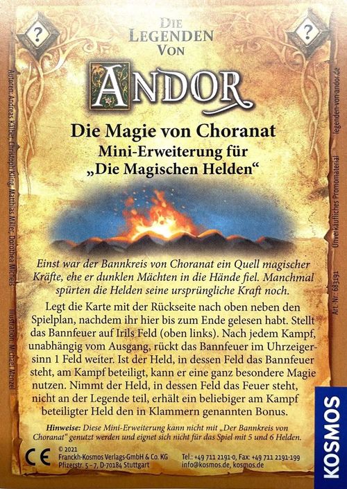 Die Legenden von Andor: Magische Helden – Die Magie von Choranat thumbnail
