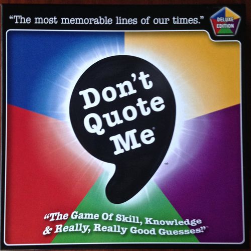 Don't  Quote Me thumbnail
