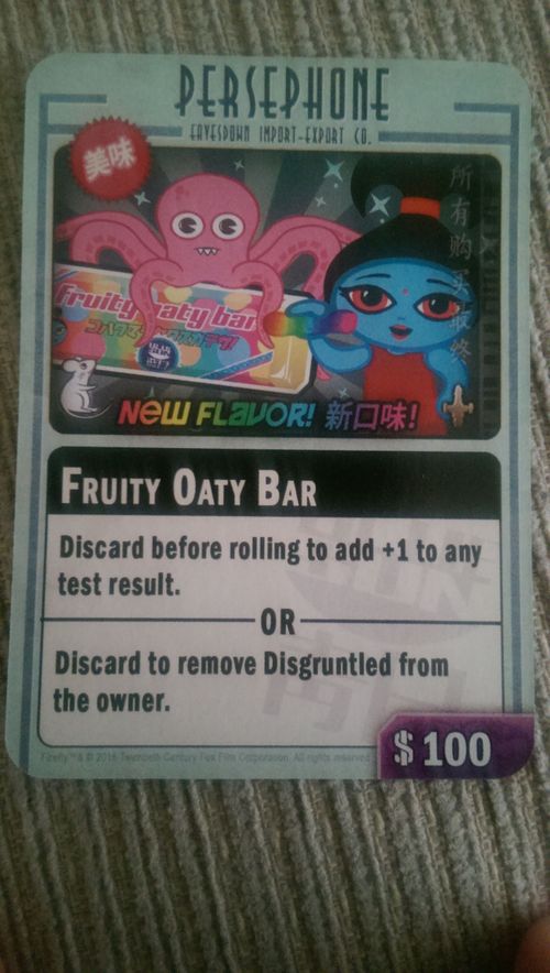 Firefly: The Game – Fruity Oaty Bar Promo Card thumbnail