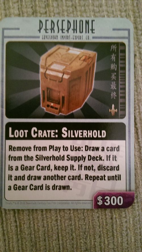 Firefly: The Game – Loot Crate: Silverhold Promo Card thumbnail