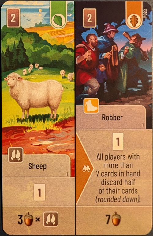 Forest Shuffle: Sheep / Robber Promo Card thumbnail