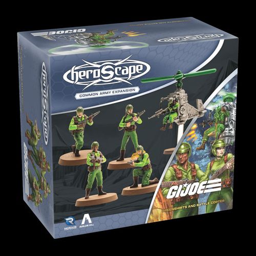 G.I. JOE Heroscape: Greenshirts & Battle Copter – Common Army Expansion thumbnail
