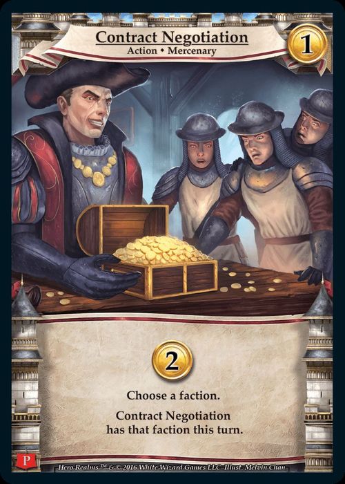 Hero Realms: Contract Negotiation Promo Card thumbnail
