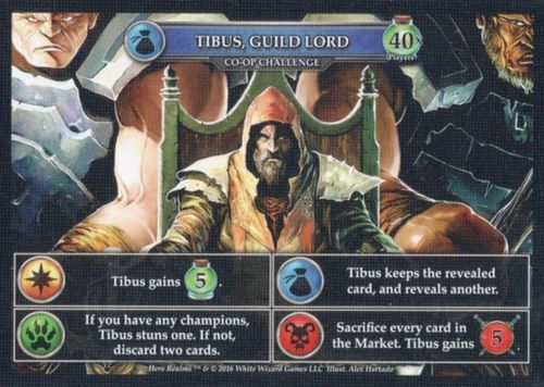 Hero Realms: Tibus, Guild Lord Promo Cards thumbnail