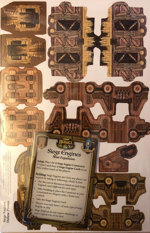 Heroes of Land, Air & Sea: Siege Engines Mini-Expansion thumbnail