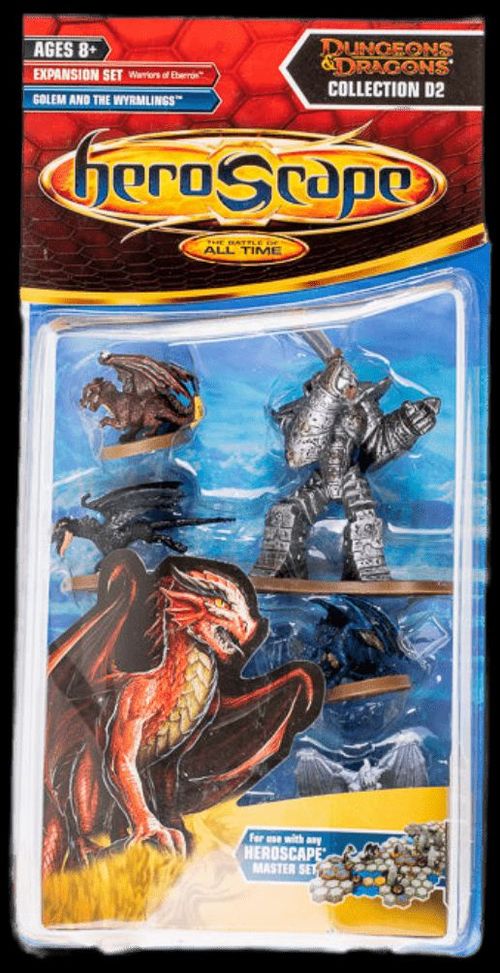 Heroscape: D2 Warriors of Eberron – Golem and the Wyrmlings Army Expansion thumbnail
