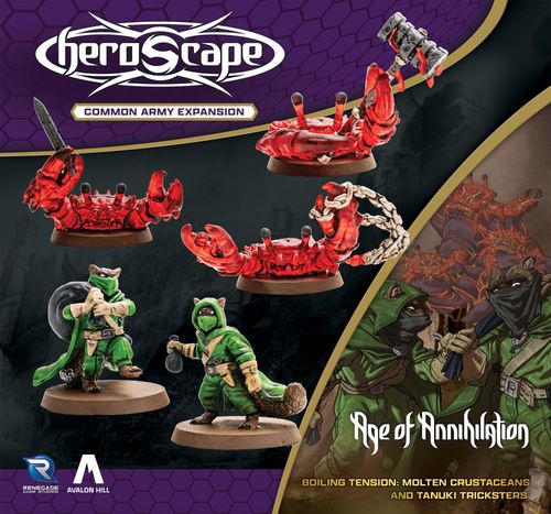 Heroscape: Molten Crustaceans & Tanuki Tricksters Common Army Expansion thumbnail