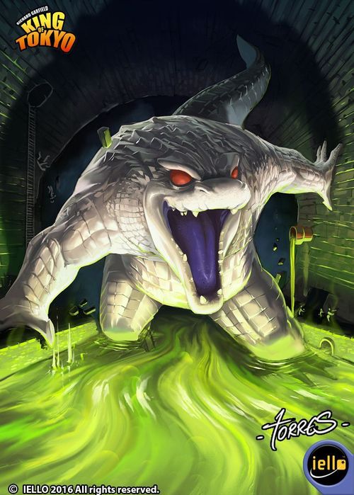 King of Tokyo: Alligators in the Sewers Promo Card thumbnail