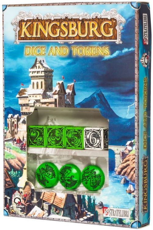 Kingsburg: Dice and Tokens (Green) thumbnail