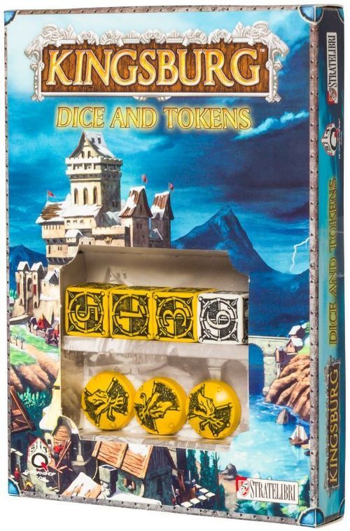 Kingsburg: Dice and Tokens (Yellow) thumbnail